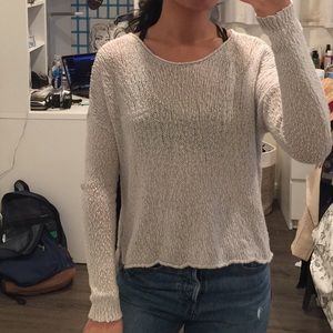 Grey knit Hollister sweater